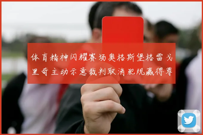 体育精神闪耀赛场奥格斯堡格雷戈里奇主动示意裁判取消犯规赢得尊重